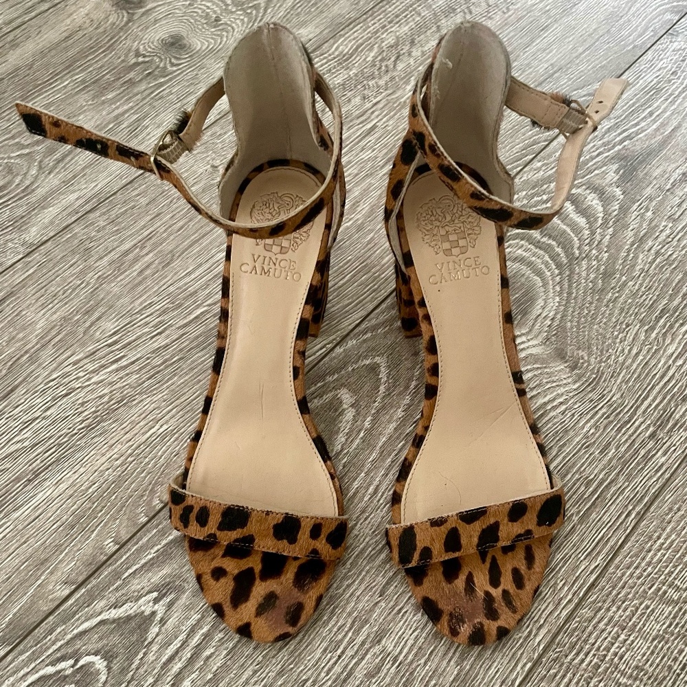 Vince Camuto Leopard Print Heel